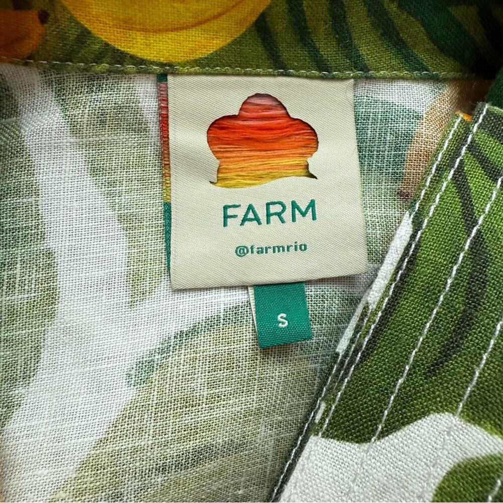 Farm Rio Cocoa Forest Utilitary Mini Dress - Picture 6 of 9